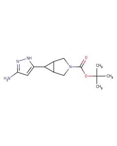 Astatech TERT-BUTYL 6-(3-AMINO-1H-PYRAZOL-5-YL)-3-AZABICYCLO[3.1.0]HEXANE-3-CARBOXYLATE; 5G; Purity 95%; MDL-MFCD32660529